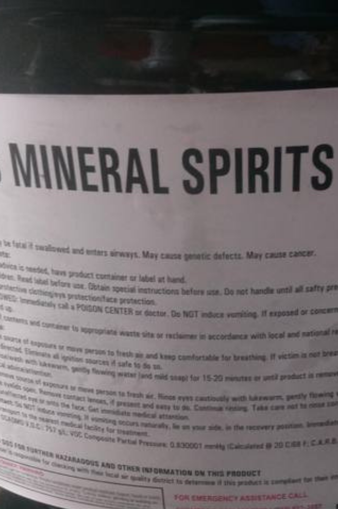 Odorless Mineral Spirits - Alert Sales